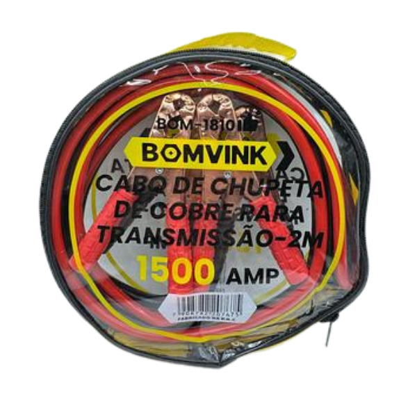 Cabo de Chupeta de Cobre 1500A 2M BOMVINK BOM1810 – Alta Capacidade