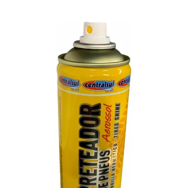Preteador de Pneus Aerossol Centralsul 400ml – Brilho Renovado (toque seco)