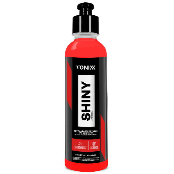 Revitalizador de Pneus Vonixx Shiny 500ml – Brilho Intenso e Proteção Premium